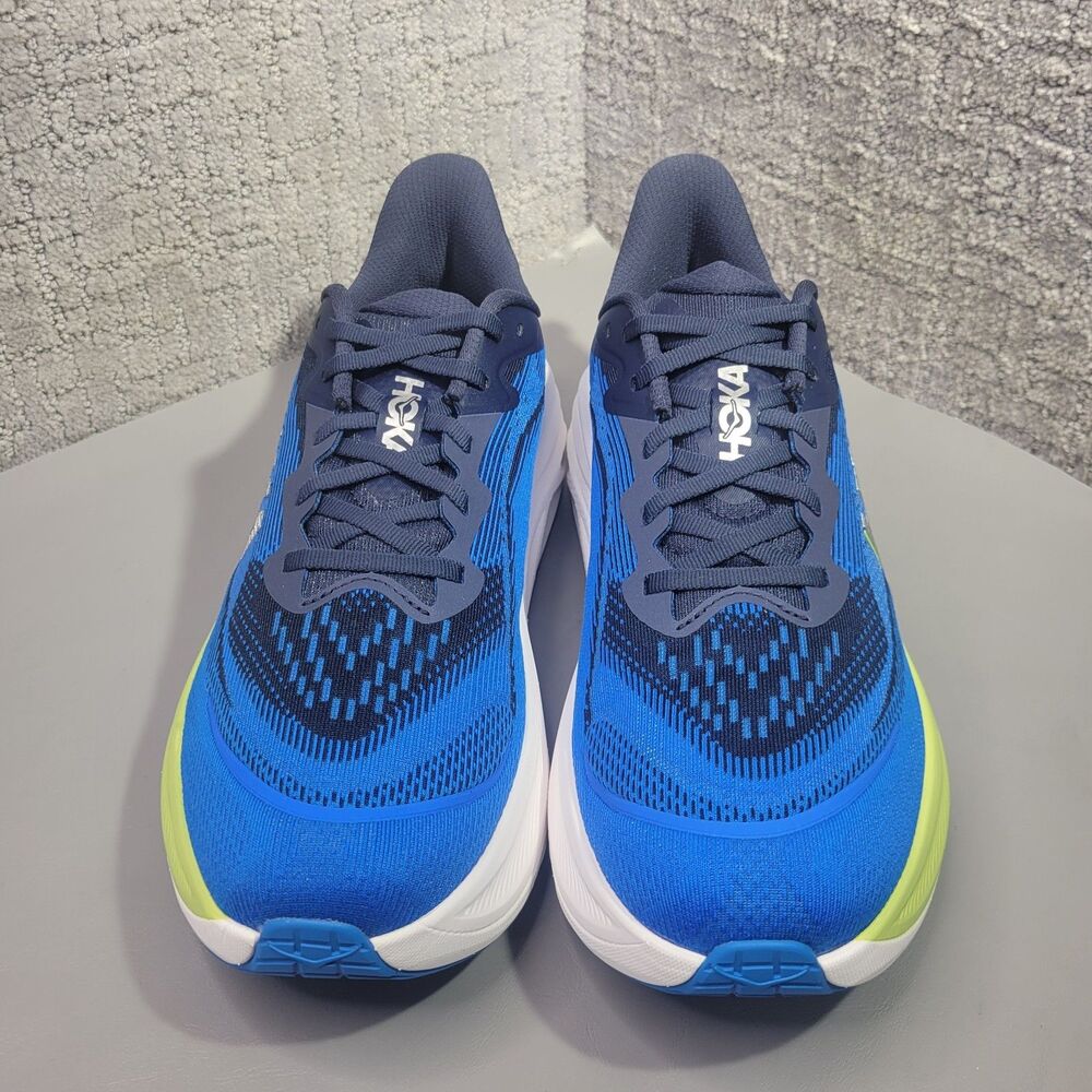 Hoka One One Skyflow Men's Size 11D Varsity Navy Electric Cobalt 1155117 VVY